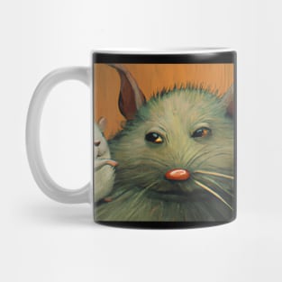 scheming gray mouse Mug